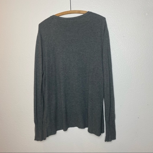 Mossimo gray plus size XXL 2X sweater cardigan - Picture 5 of 5